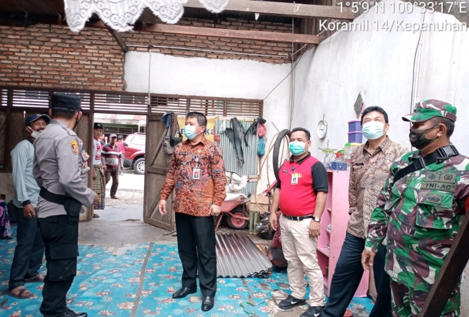 Angin Puting Beliung di Kepenuhan,Sekda : Pemkab Upayakan Bantu Melalui BPBD Rohul