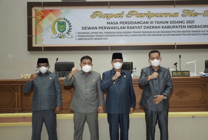 DPRD Inhil Gelar Rapat Paripurna ke-11 Masa Persidangan III Tahun 2021