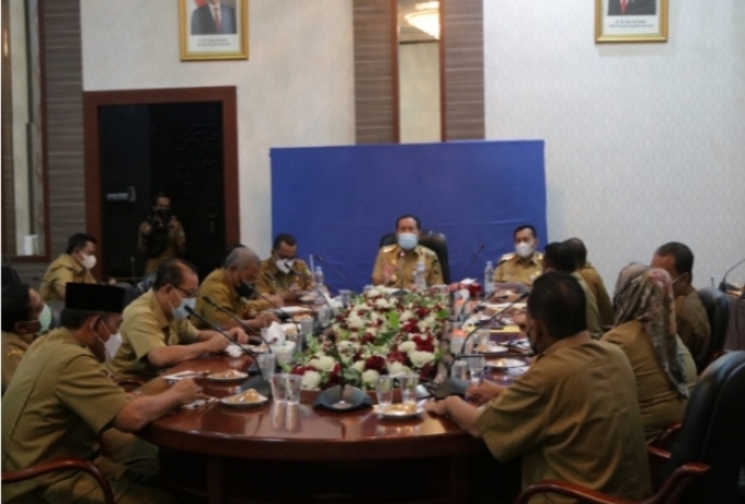 Evaluasi Kinerja Kepala OPD, Bupati H. Sukiman Semua Kegiatan Agar Dapat Dipertanggung Jawabkan