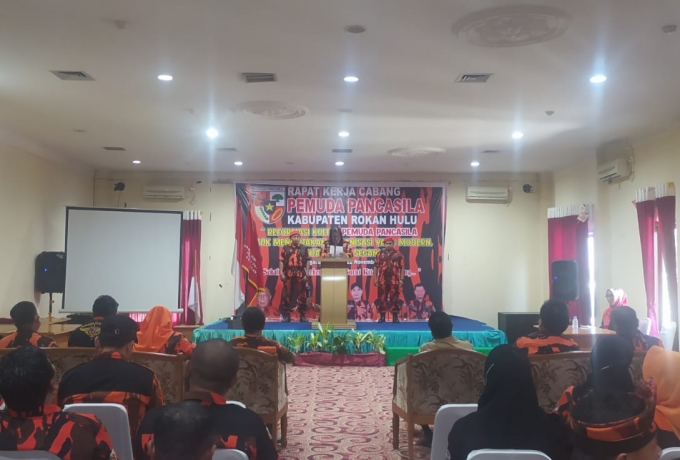 Rakercab MPC PP Rohul, Ruslan : Pemuda Pancasila Sebagai Pemersatu Bangsa