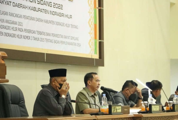 DPRD Inhil Gelar Rapat Paripurna ke-8 Masa Sidang II Tahun 2022