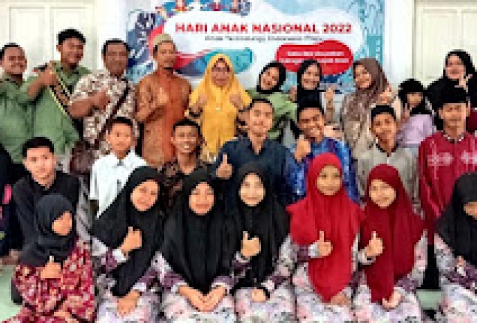 Forum Anak Inhil Didampingi DP2KBP3A Inhil Berbagi Dan Bermain Bersama Anak Panti Asuhan