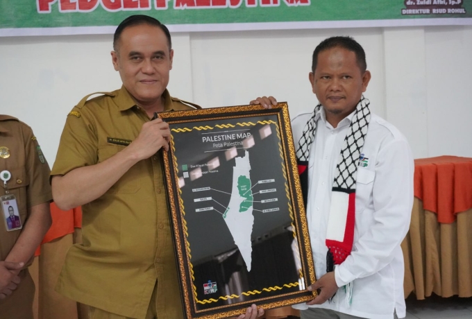 Peduli Palestina, Civitas Hospitalia RSUD Rohul Salurkan Donasi