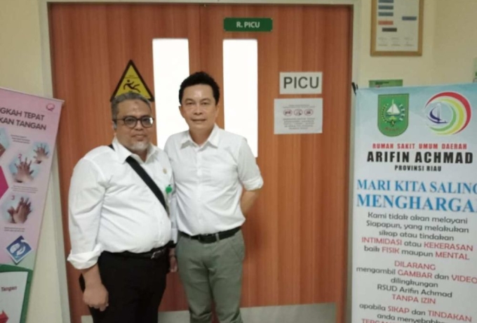 Dokter RSUD Arifin Achmad Temukan Metode Inovatif Tangani Tumor Hemangioma Tanpa Operasi