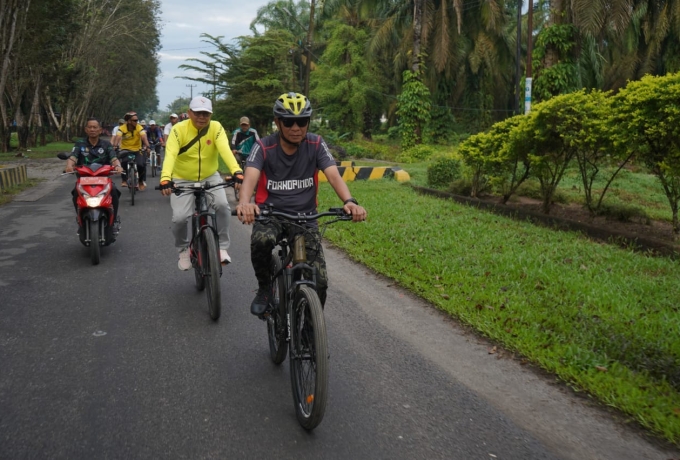 Bupati Asahan Gowes Bareng