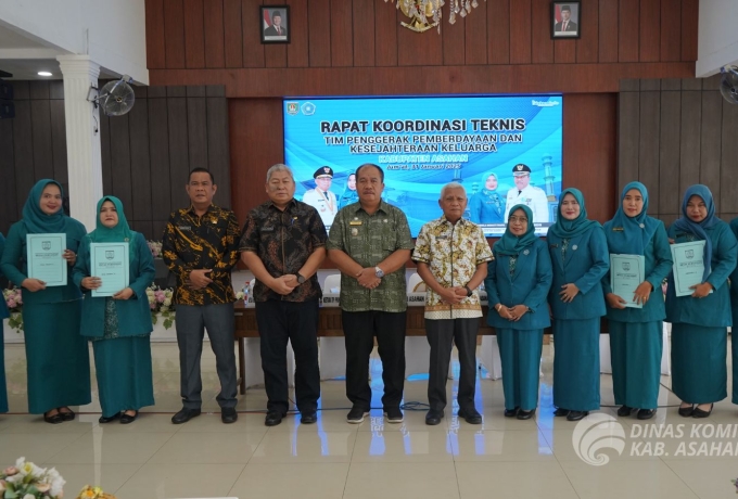 Bupati Asahan Buka Rapat Koordinasi Tim Penggerak PKK Kabupaten Asahan Bulan Januari 2025