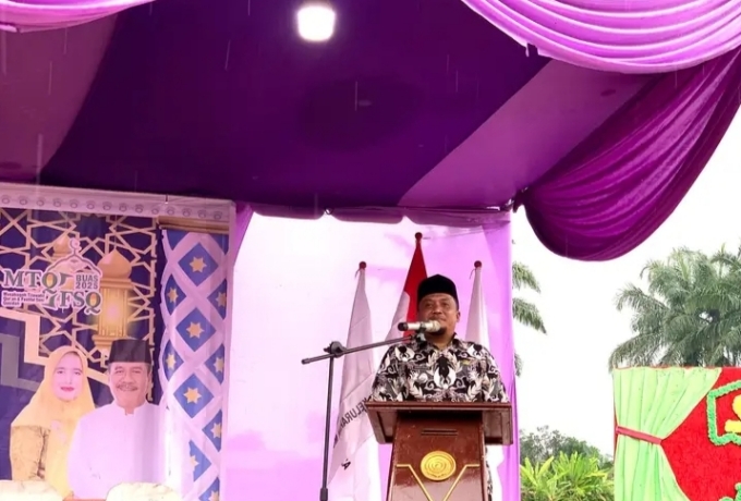 Camat Kota Kisaran Timur Membuka Pelaksanaan MTQ dan FSQ Tingkat Kelurahan Mutiara Tahun