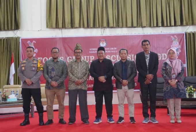 KPU Rohul Gelar FDG, Sebagai Evaluasi Kualitas Pemilu Selanjutnya