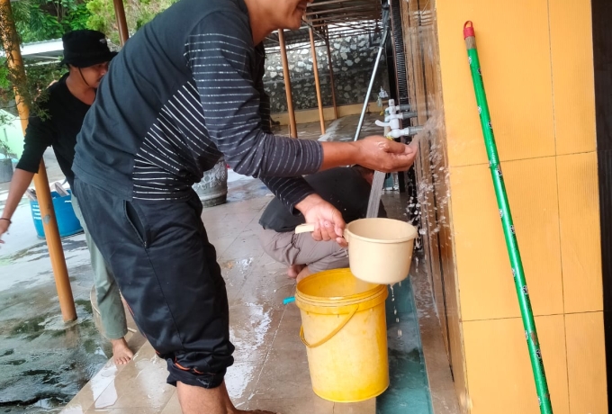 Sambut Ramadan, Masyarakat Kampung Baru Tebing Goro Bersama