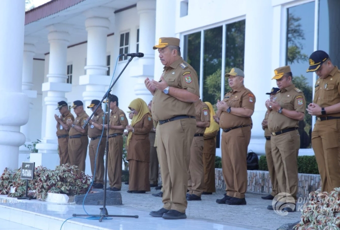 Bupati Asahan Pimpin Apel Perdana