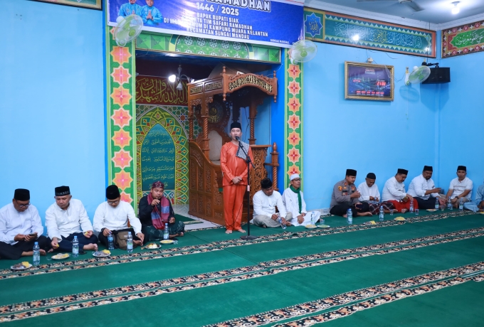 Tingkatkan silatuhrahmi, pemkab siak safari ramadhan di kecamatan sungai mandau