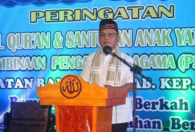 Bupati Asmar Safari Ramadan di Desa Teluk Samak