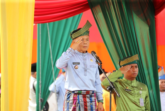 Pimpin Apel Hari Jadi Kepulauan Meranti ke-16, Asmar Ucapkan Terima Kasih untuk Pejuang Pemekaran