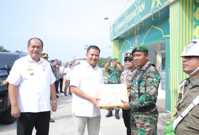 Bupati Asahan Bersama Forkopimda Tinjau Pos Pam Lebaran Tahun 2025