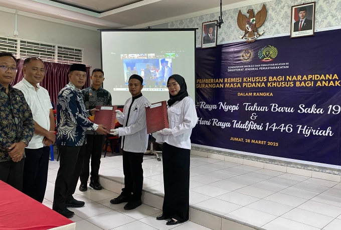 Rutan Kelas IIb Tanjung Balai Karimun Beri Remisi Kepada Narapidana