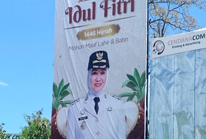 Ternyata, Pemasangan 9 Baliho Bupati Natuna di Kota Batam Gunakan Dana Pribadi