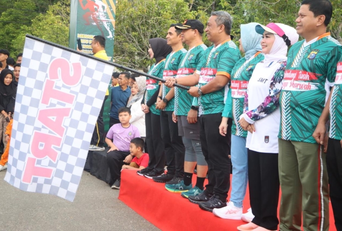 Semarak Karhutla Fun Run 2025 Polres Rokan Hulu: Ribuan Peserta Berlari Sembari Kampanyekan Cinta Lingkungan