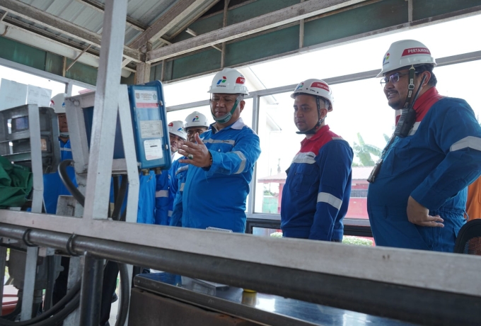 Wakil Bupati Asahan Tinjau Kesiapan Pasokan BBM Di Terminal Fuel Kisaran