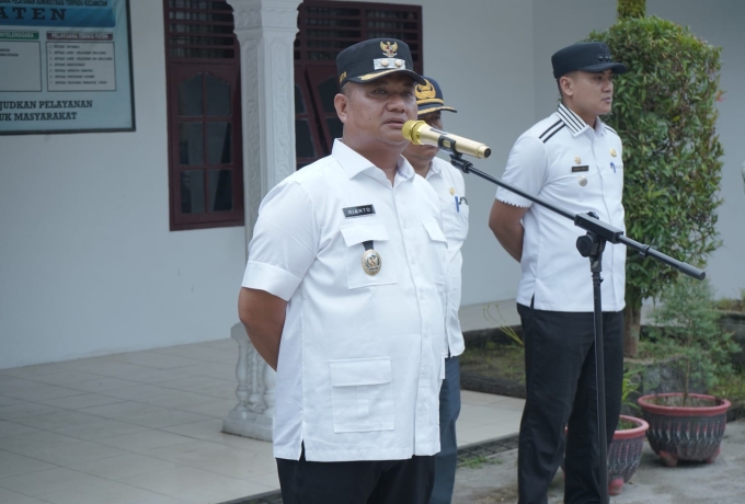 Wakil Bupati Asahan Pimpin Apel di Kecamatan Kota Kisaran Barat