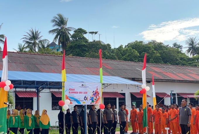 Rutan Karimun Gelar Olahraga dan Seni bagi Warga Binaan