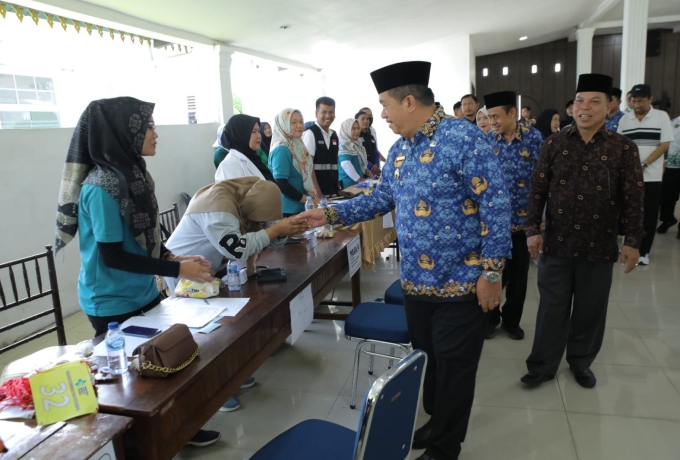 Bupati Asahan Apresiasi Program Pembinaan Kesehatan Bagi Calon Jamaah Haji Dinas Kesehatan Kabupaten Asahan