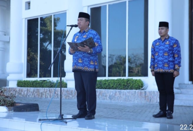 Bupati Asahan Pimpin Upacara Hari Kesadaran Nasional