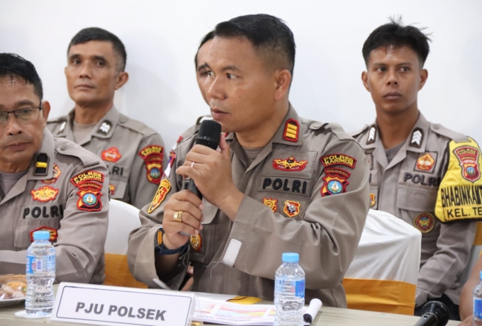 Divhubintar Polri Kunjungi  Polsek Tebing, Ini yang Sampaikan Kapolsek Binsar
