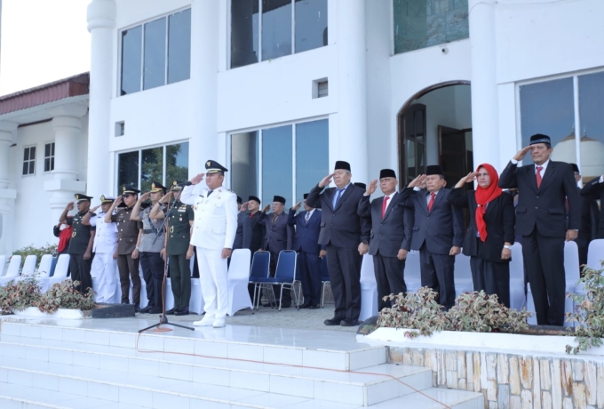 Wakil Bupati Asahan Pimpin Upacara Otonomi Daerah