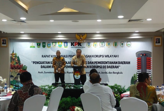 Bupati Asahan Hadiri Rapat Koordinasi Penguatan Sinergi Kolaborasi antara KPK dan Pemerintah Daerah