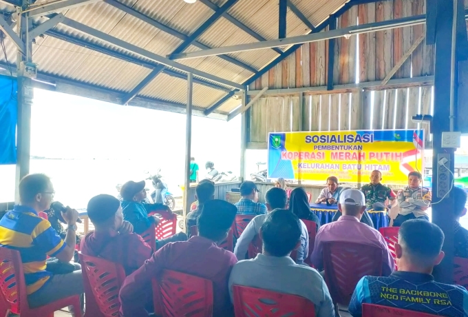 Kelurahan Batu Hitam Sosialisasikan Pembentukan Koperasi Merah Putih untuk Perkuat Ekonomi Lokal