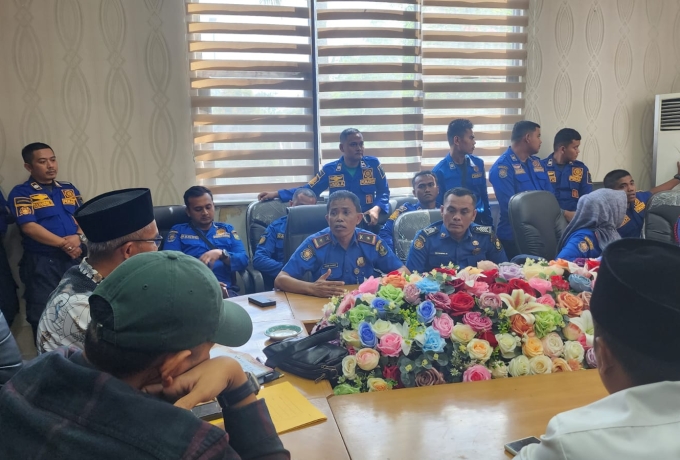 RDP Komisi I DPRD Kampar Dengan Damkar Terkait Kebakaran Rumah Warga