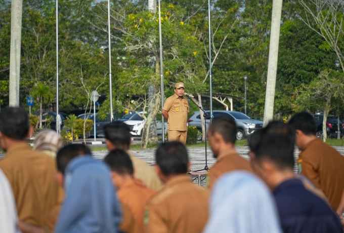 Pekan Terakhir Menjabat, Wabup Siak Husni Merza Sampaikan Pesan Untuk ASN