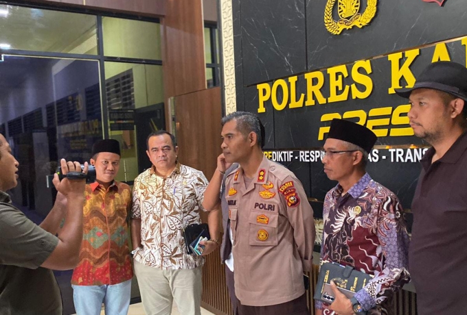 Kunjungi Polres Kampar, Komisi I DPRD Kampar Bahas Isu Strategis