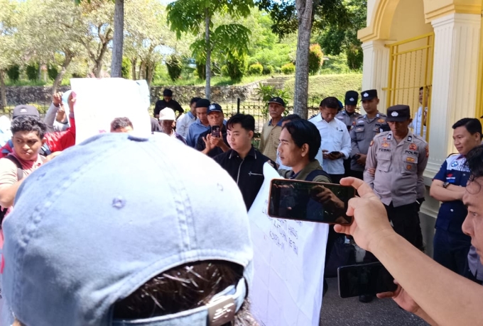 Ratusan Petani Minta Perhatian Bupati dan Wakil Bupati Kampar
