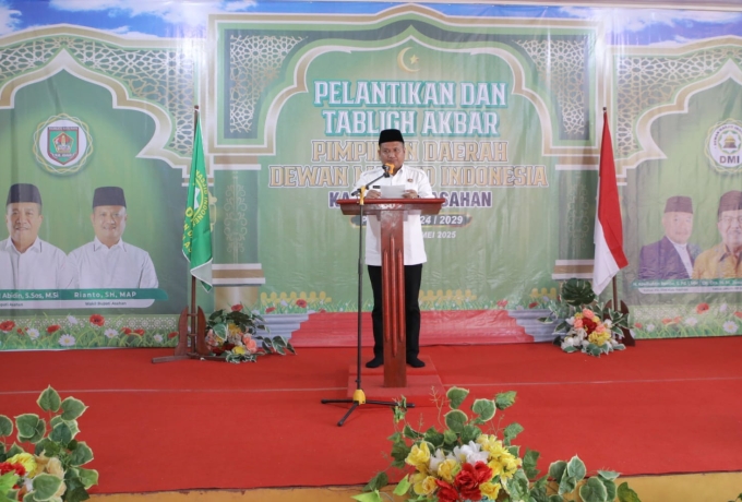 Wakil Bupati Hadiri Pelantikan PD DMI Kabupaten Asahan Periode 2024-2029