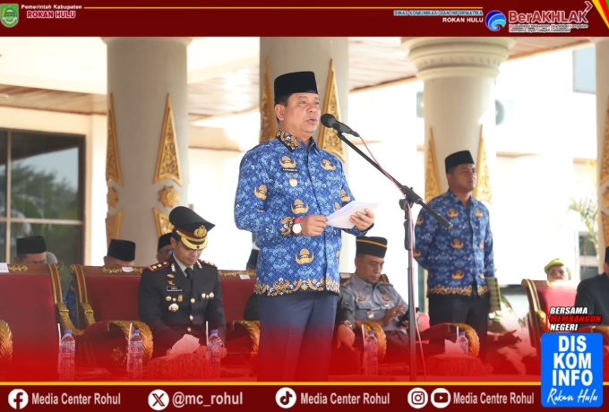 Wabup Rohul Syafaruddin Poti Pimpin Upacara Peringatan Hari Lahir Pancasila 2025