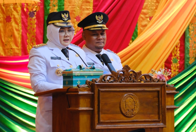 Afni dan Syamsurizal Resmi Dilantik, Siak Siap Menuju Arah Baru Pembangunan