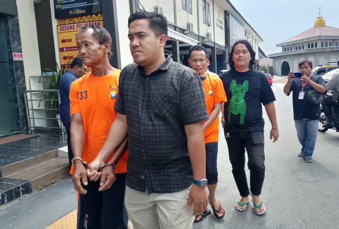 Bawa Sabu dari Malaysia, Kakek 59 Tahun Diringkus  Polisi