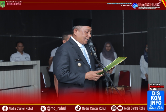 Pelantikan Pejabat Eselon III Dan IV Pertama Dimasa Kepemimpinan Anton dan Poti