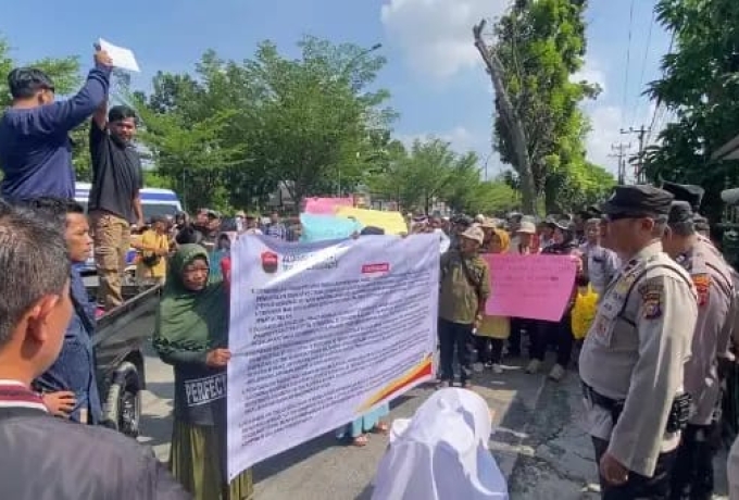 Gelar Aksi Damai, Ratusan Petani Koppsa-M Harap Peroleh Keadilan