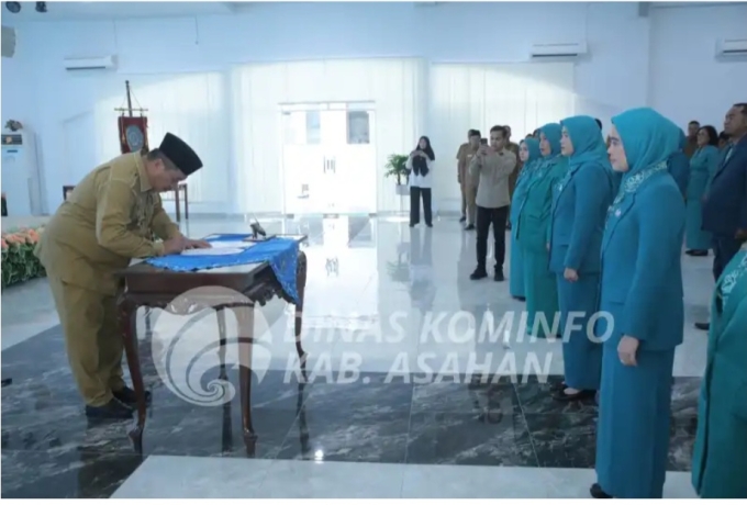 Bupati Lantik Pengurus TP. PKK Kabupaten Asahan