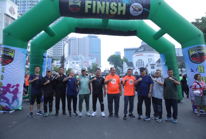 Bupati Asahan Ikuti Bukit Barisan Fun Run 5K
