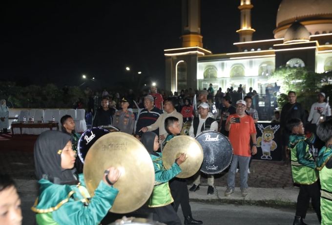 Wakil Bupati Asahan Lepas Peserta Marching Festival ke-III