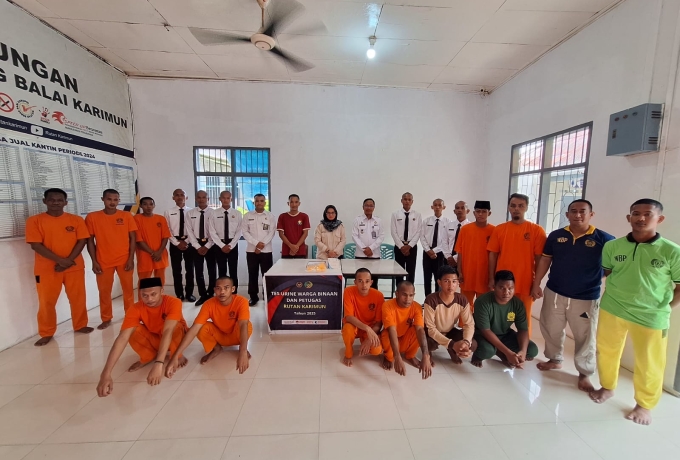 Rutan  Karimun Lakukan Tes Urin kepada  CPNS dan  Warga Binaan, Hasilnya