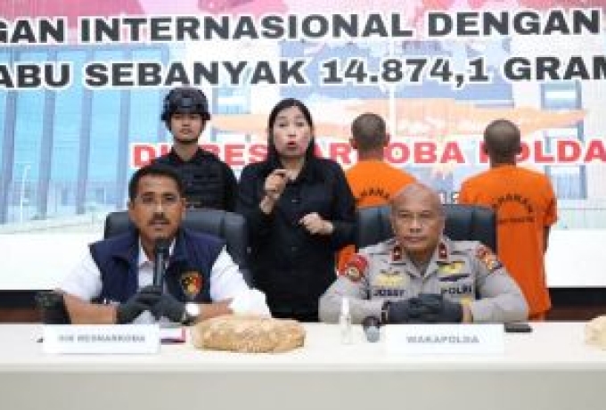 Polda Riau Tangkap Dua Kurir Sabu 