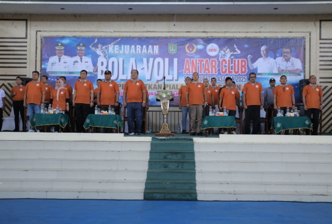 Kejuaraan Bola Voli Antar Club se-Kabupaten Asahan 2025 Resmi Dibuka, Bupati Asahan Berharap Lahirkan Atlet Berprestasi