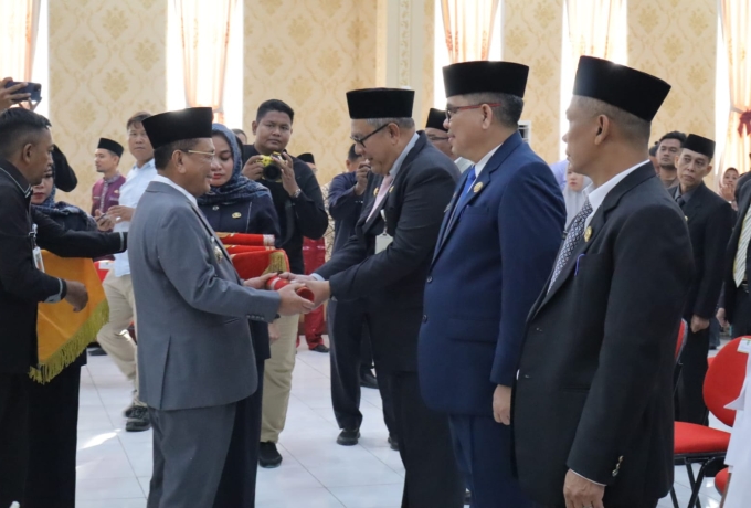 Bupati Rohil Melantik Pejabat Pratama, Berikut Daftarnya