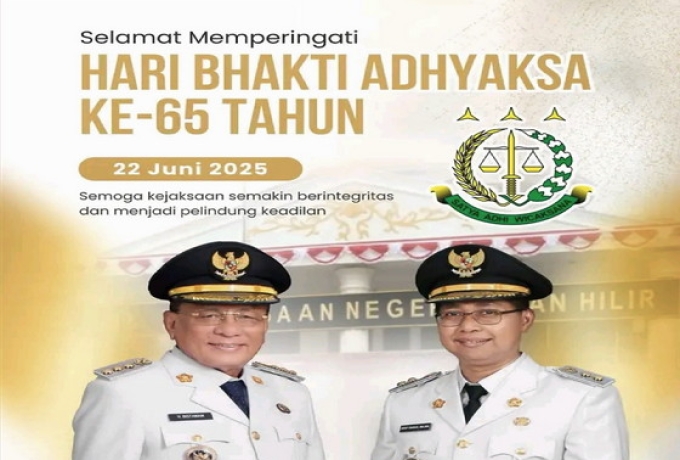 Pemkab Rohil Ucapkan Selamat Hari Bhakti Adhyaksa ke-65