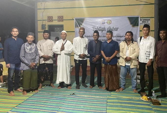 Masyarakat Bersama Tokoh Melayu Rempang Gelar Tabligh Akbar