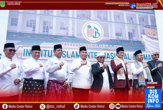 Bersama Menag RI, Wabup Syafaruddin Poti Hadiri Peresmian Gedung Institut Islam Internasional Basma Darul Ilmi Wassa'adah